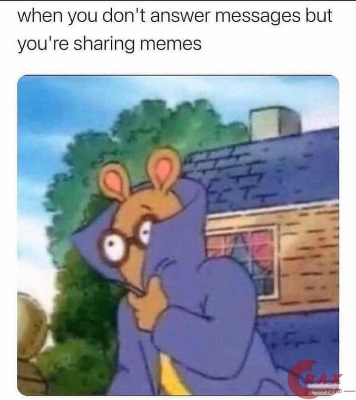 Me sharing memes