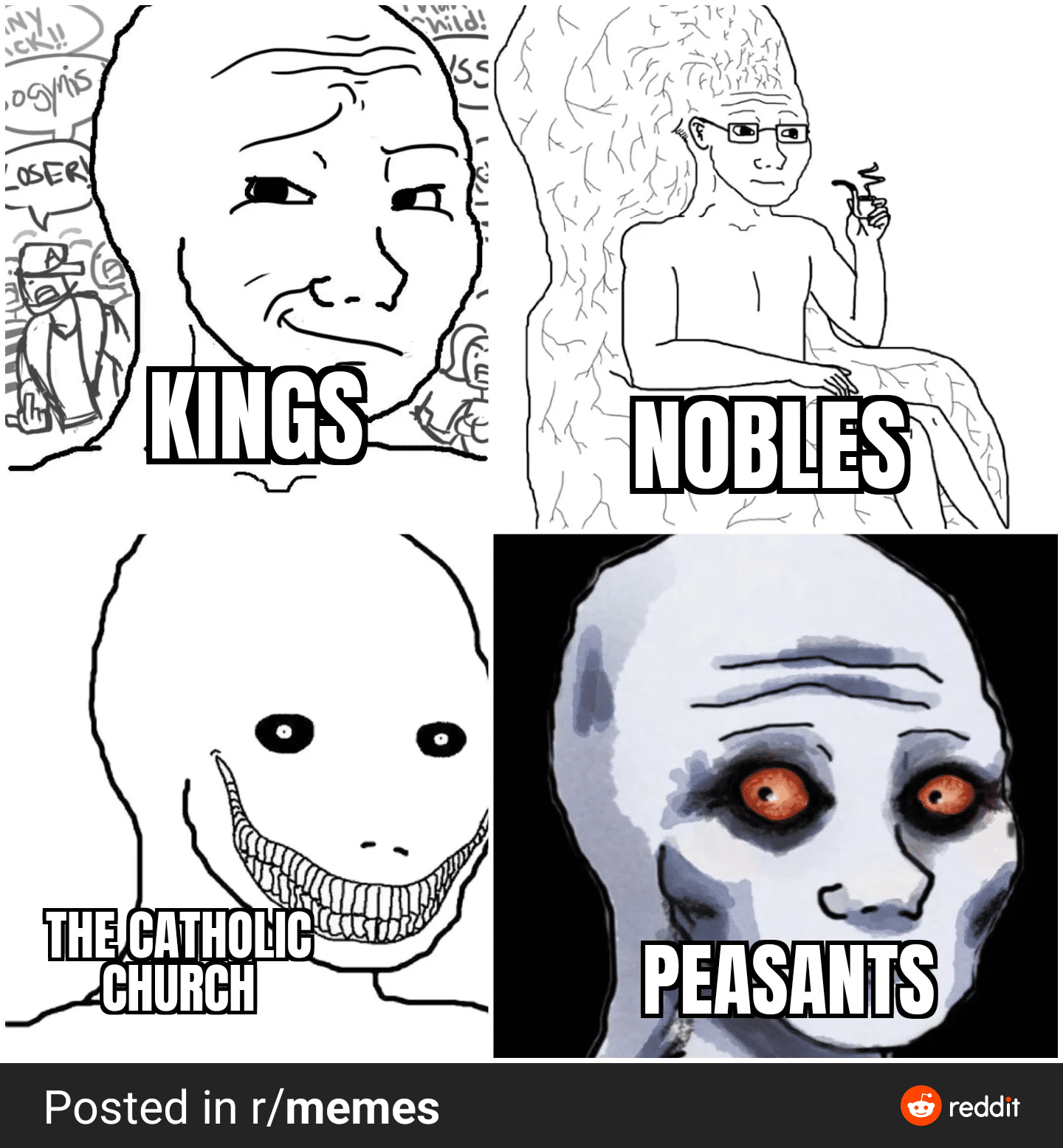 Peasants were built different