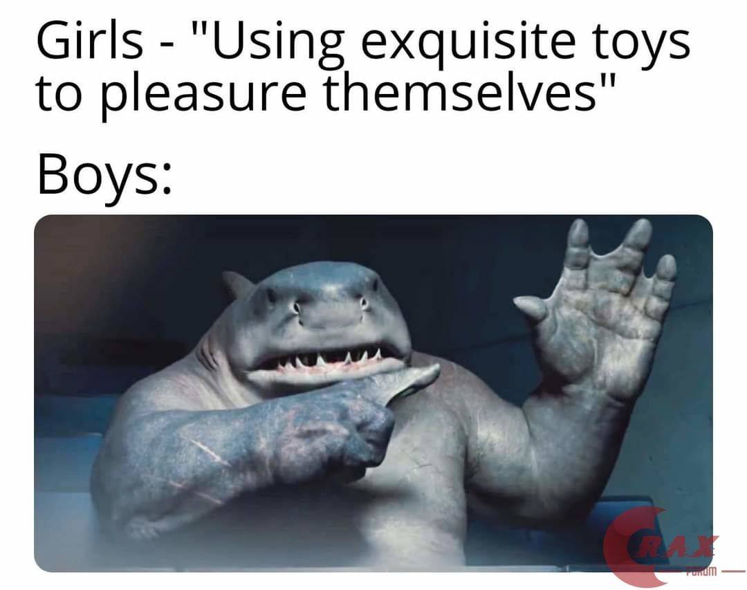 What boys use for pleasure